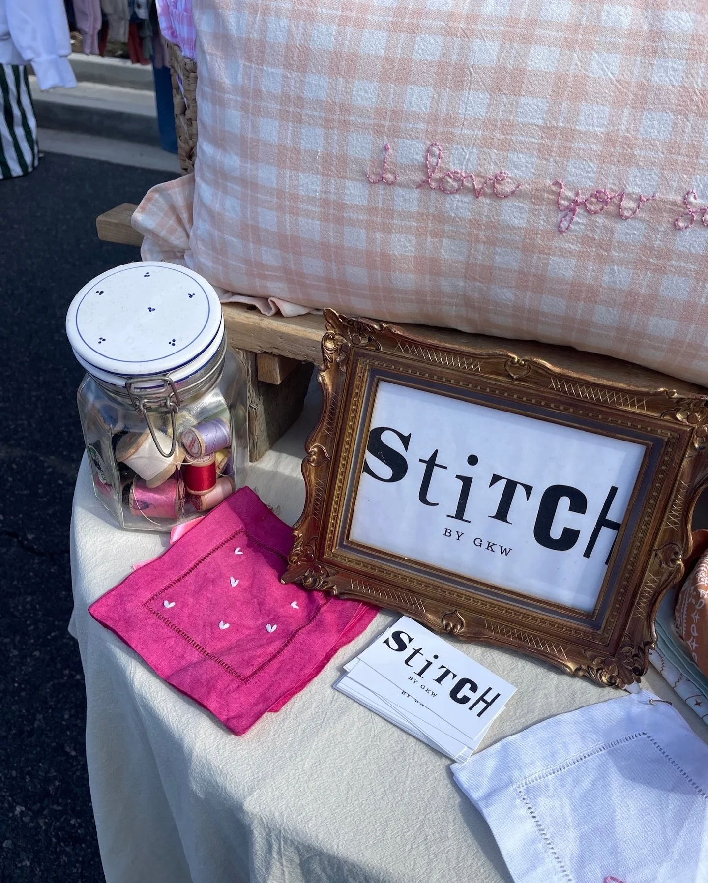 no sunday scaries here, just sunday stitchin&rsquo; 🦋🧵🪡

#stitchbygkw #stitchedwithlove #handstitched #handembroidered #customstitched