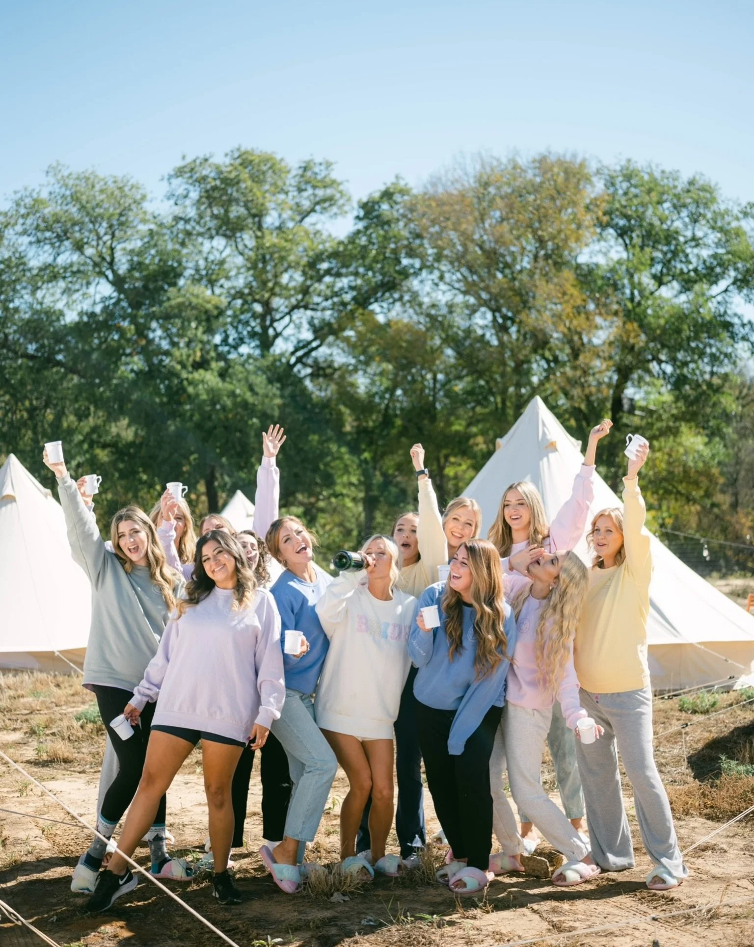 some of our most special orders are for YOUR most special days 🤍 these custom bridesmaid and bride crewnecks make for the perfect way to celebrate your crew! thanks for letting us join in on these big moments with you xoxox

#handstiched #customembr
