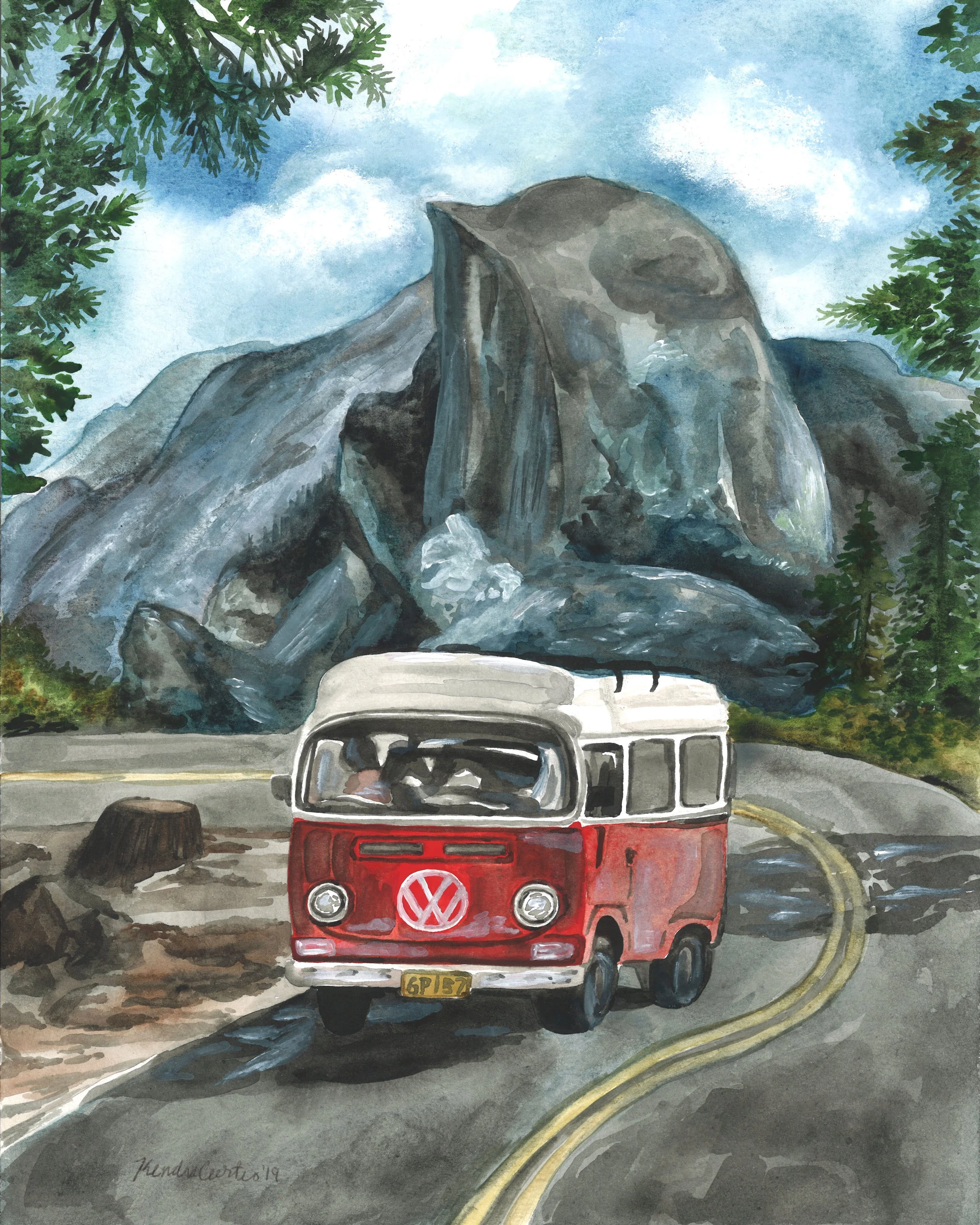 Yosemite - VW Bus Half Dome.jpg