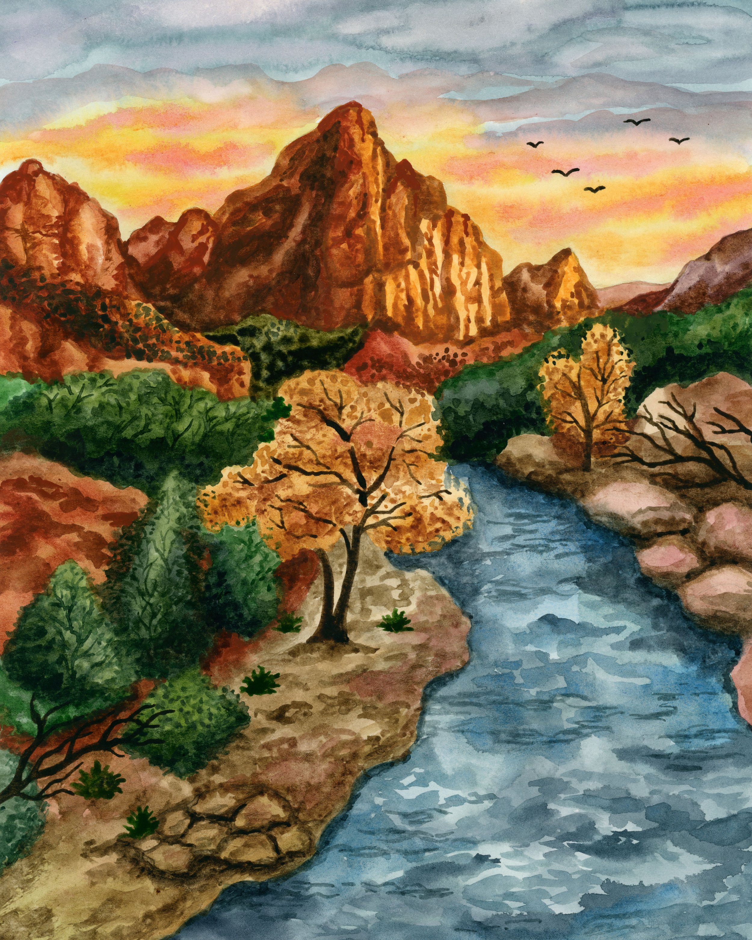 Zion in Fall
