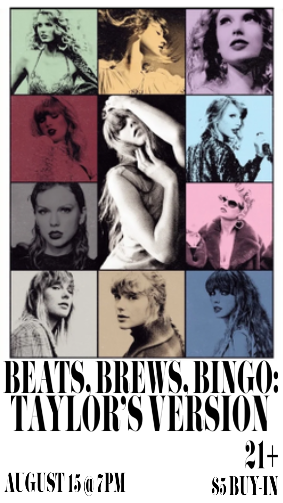 Beats, Brews, Bingo: Taylor's Version