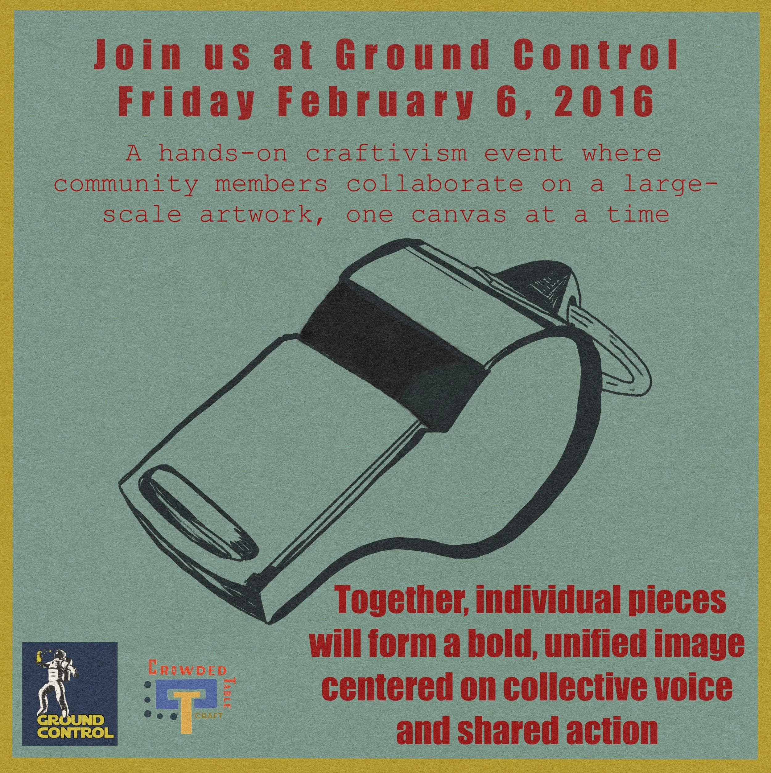 First Friday: Craftivism w/ Crowded Table Craft