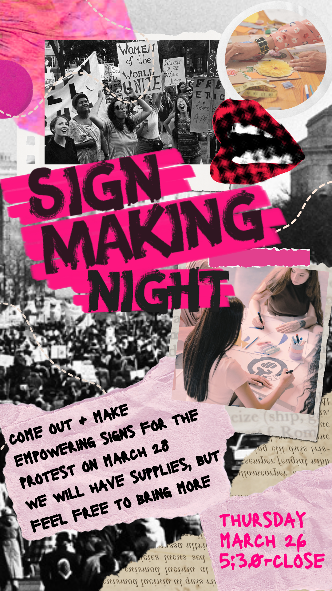 Club Craft: Sign Making Night