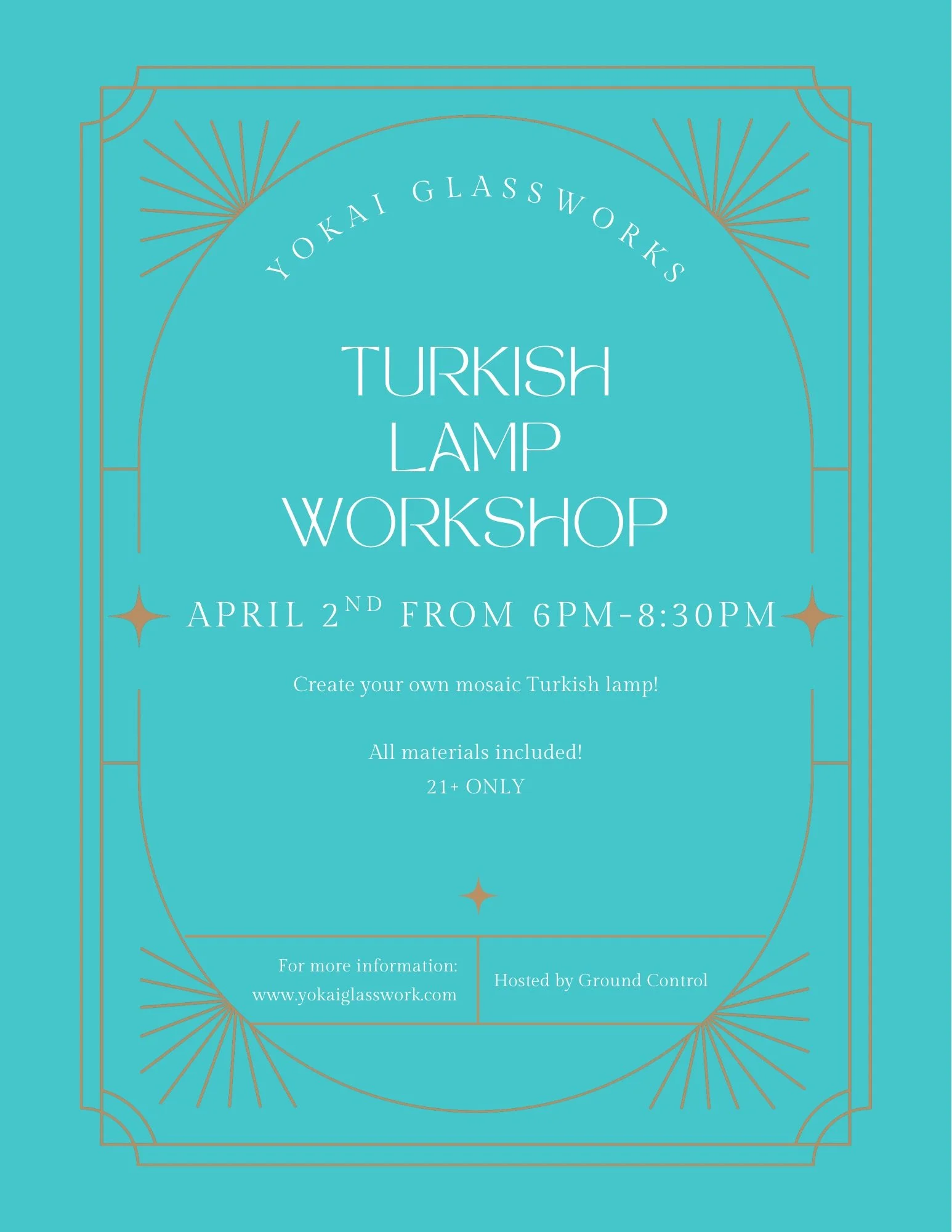 Turkish Lamp Workshop V.2 w/ Yoke Glassworks