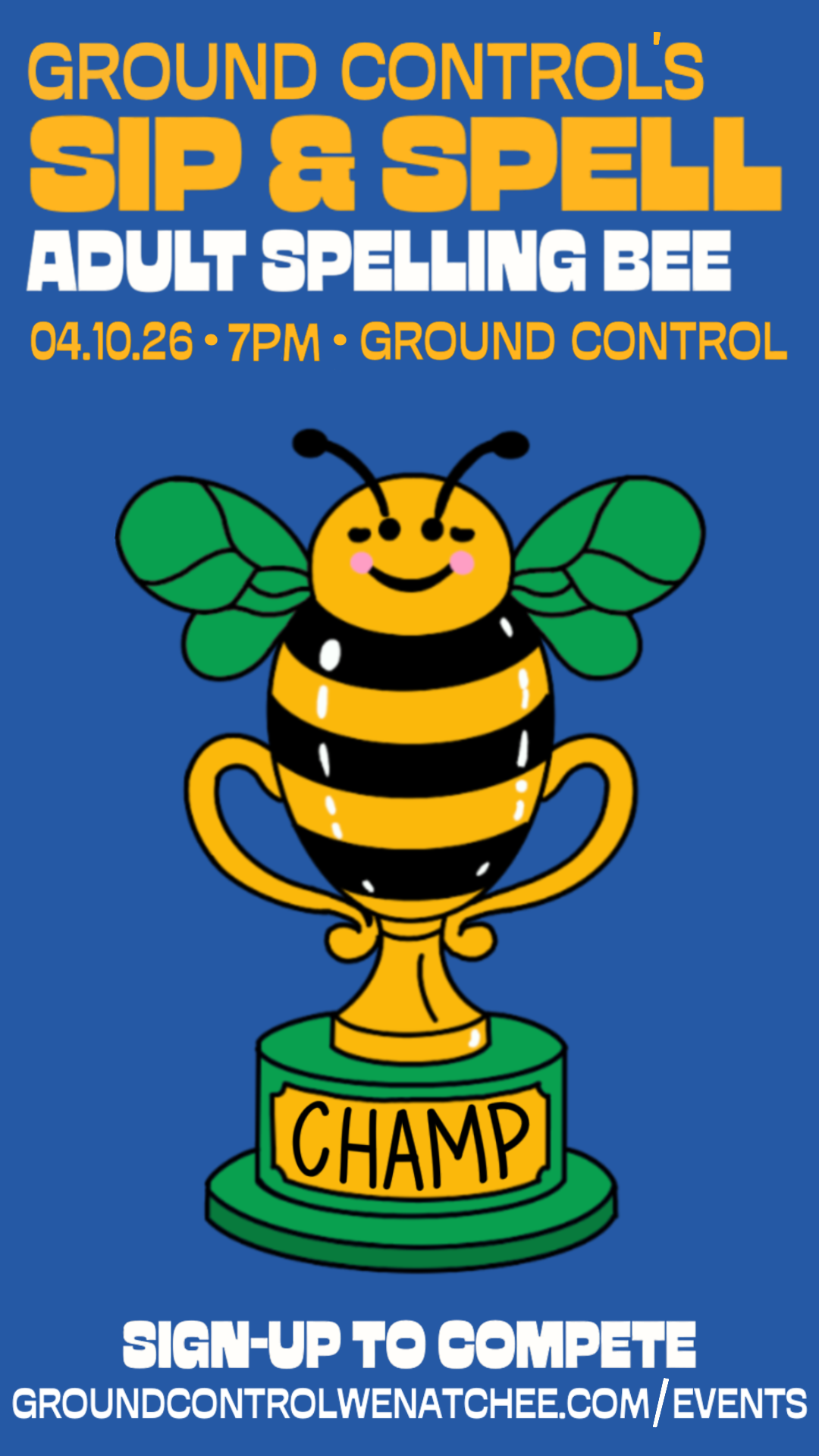 Sip + Spell: Adult Spelling Bee