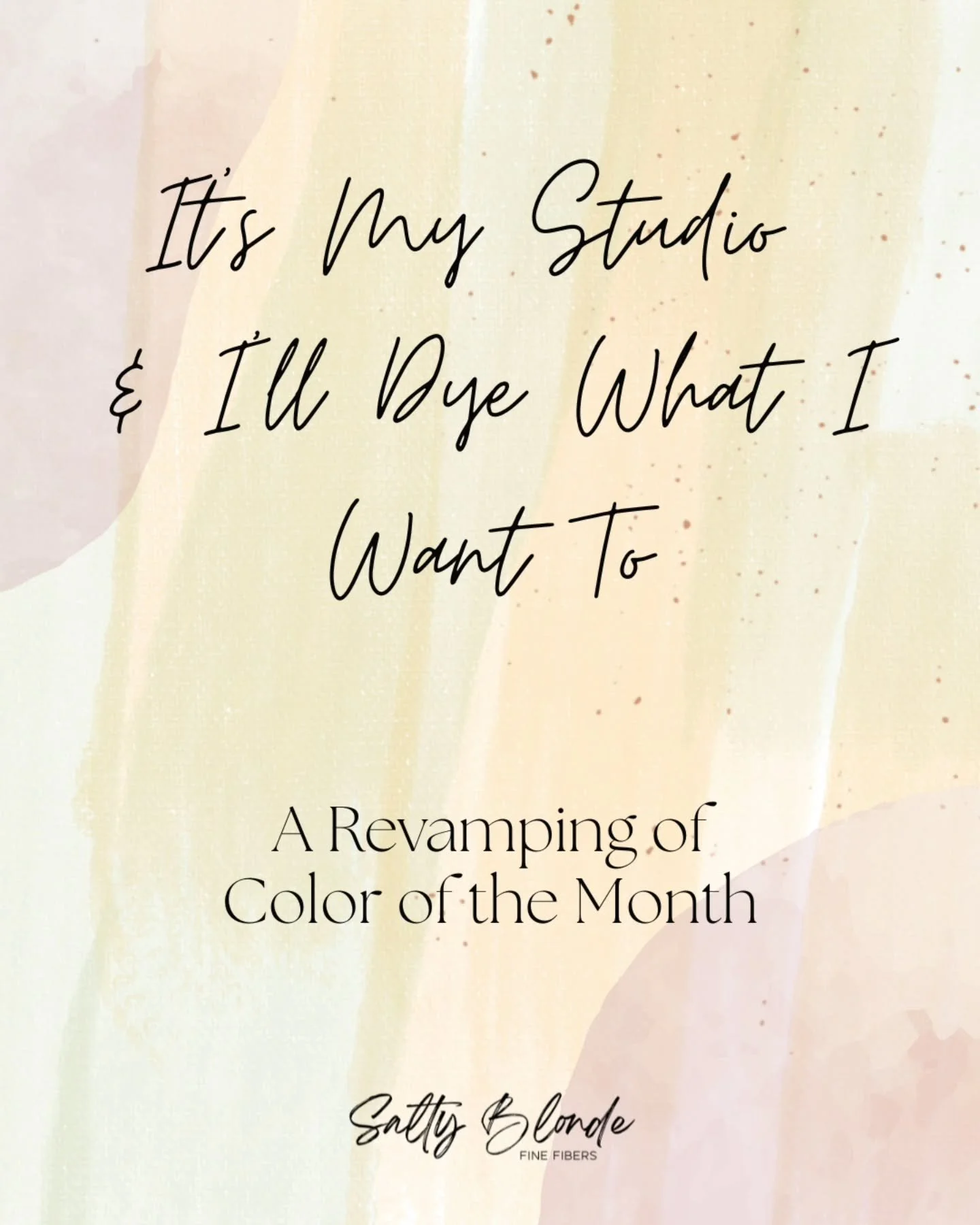 I've ignored Color of the Month the last handful of months- but it's back and it's going to be so much fun!

I still can't say what 2026 is going to look like over here (thanks to my crazy body and the curve ball it keeps throwing me 🙃) but I GOTTA 