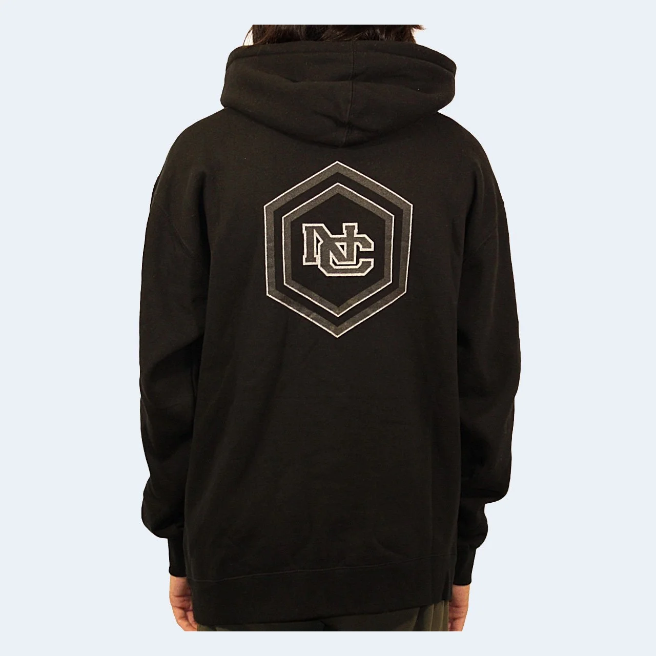 Pull à Capuche (hoodie) Rebel8 Logo - Noir - Taille Régulière - Neuf Avec étiquettes