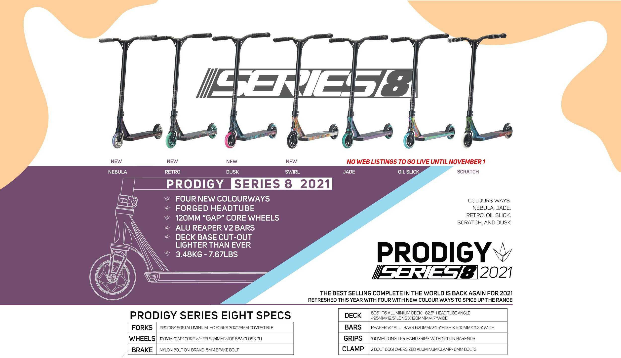 New Prodigy S8 2021 Line up