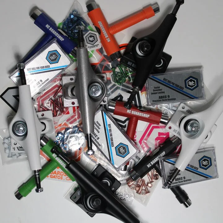 NC BRAND SKATE SCOOTER TOOL ABEC 9 BEARINGS TRUCKS HARDWEAR