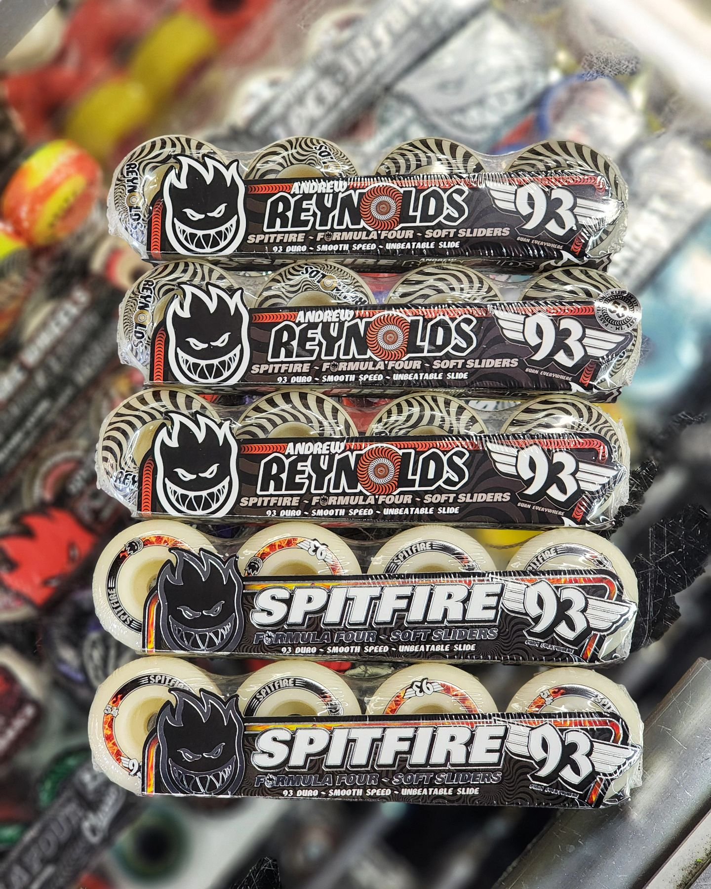 That wait is over @spitfirewheels Formula Four 93 Duro available now👊🏾#spitfirewheels #formulafour #93duro #93tilinfinity