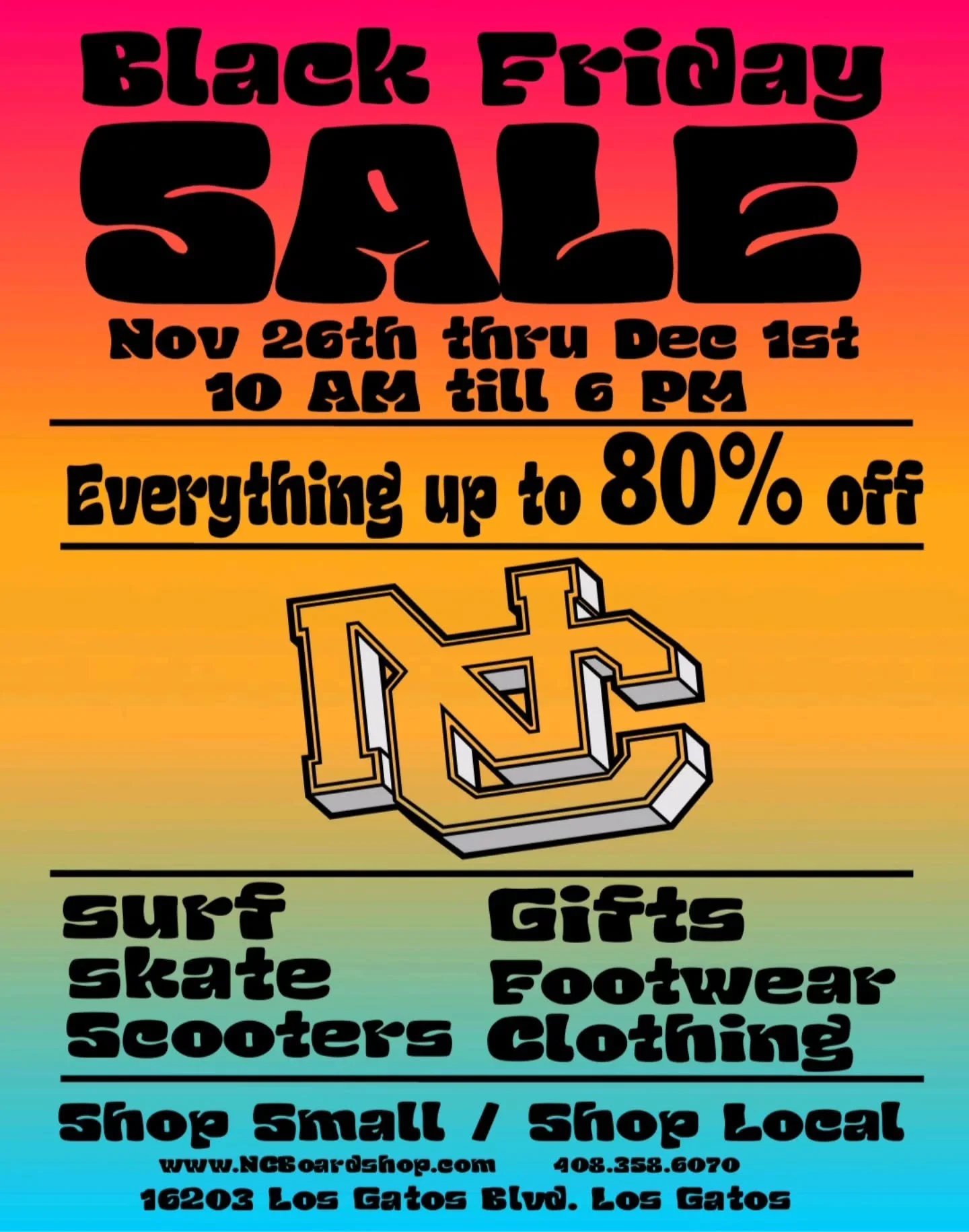 Black Friday sale starts tomorrow @ 10am. Don't miss these amazing deals! Up to 80% off store wide. Come and get it! #blackfriday #blackfridaysale #blackfridaysavings #blackfridaydeals