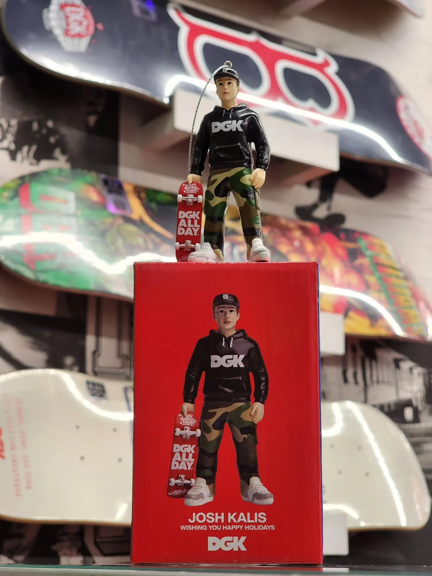Christmas tree ornament 2.0 @dgk Josh Kalis is ready for the holidays! #dgk #dgkallday #joshkalis