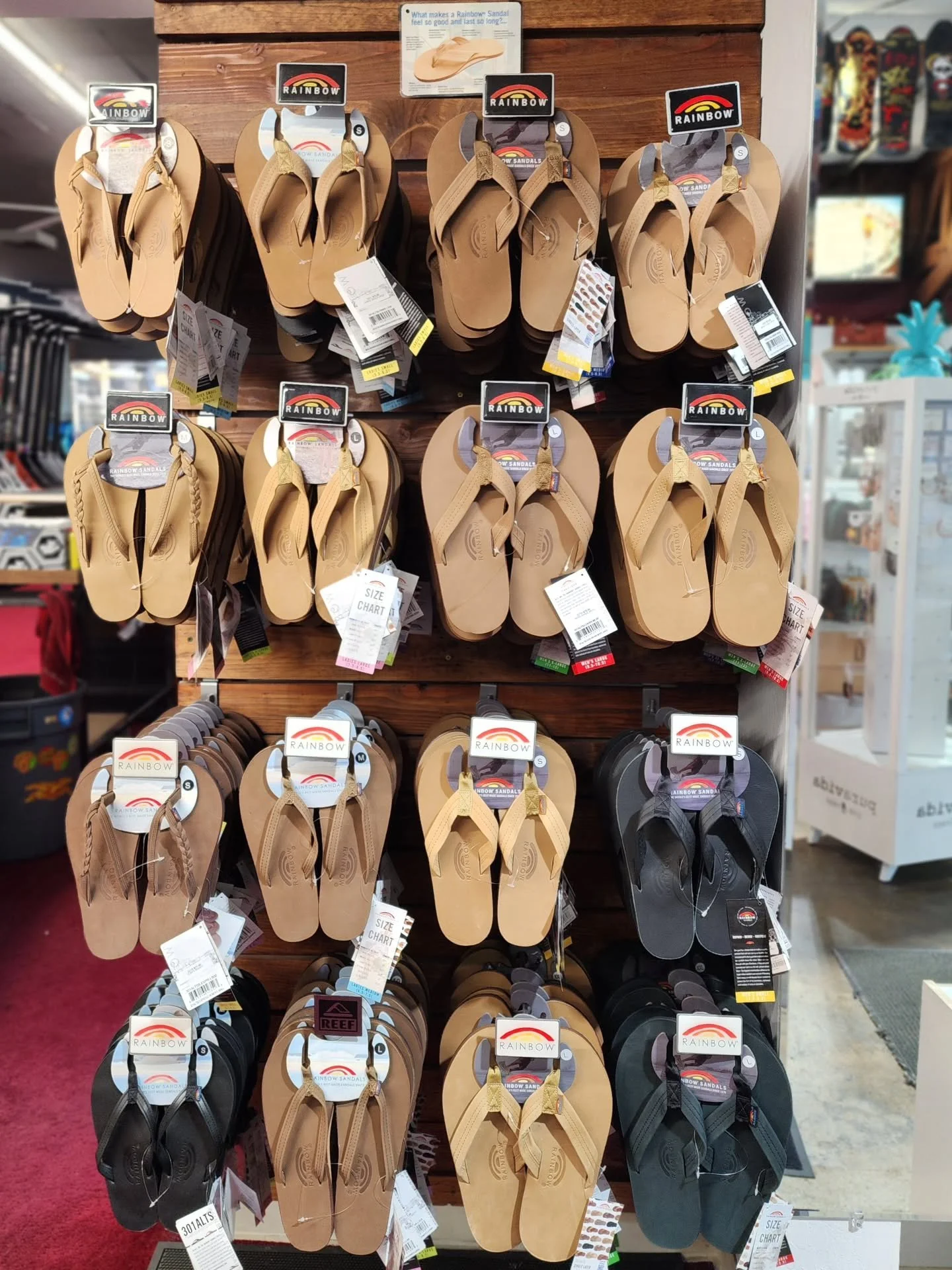 Valentines day is just around the corner @rainbowsandals back in stock now🤗 #rainbowsandals #flipflops #flipflopseason