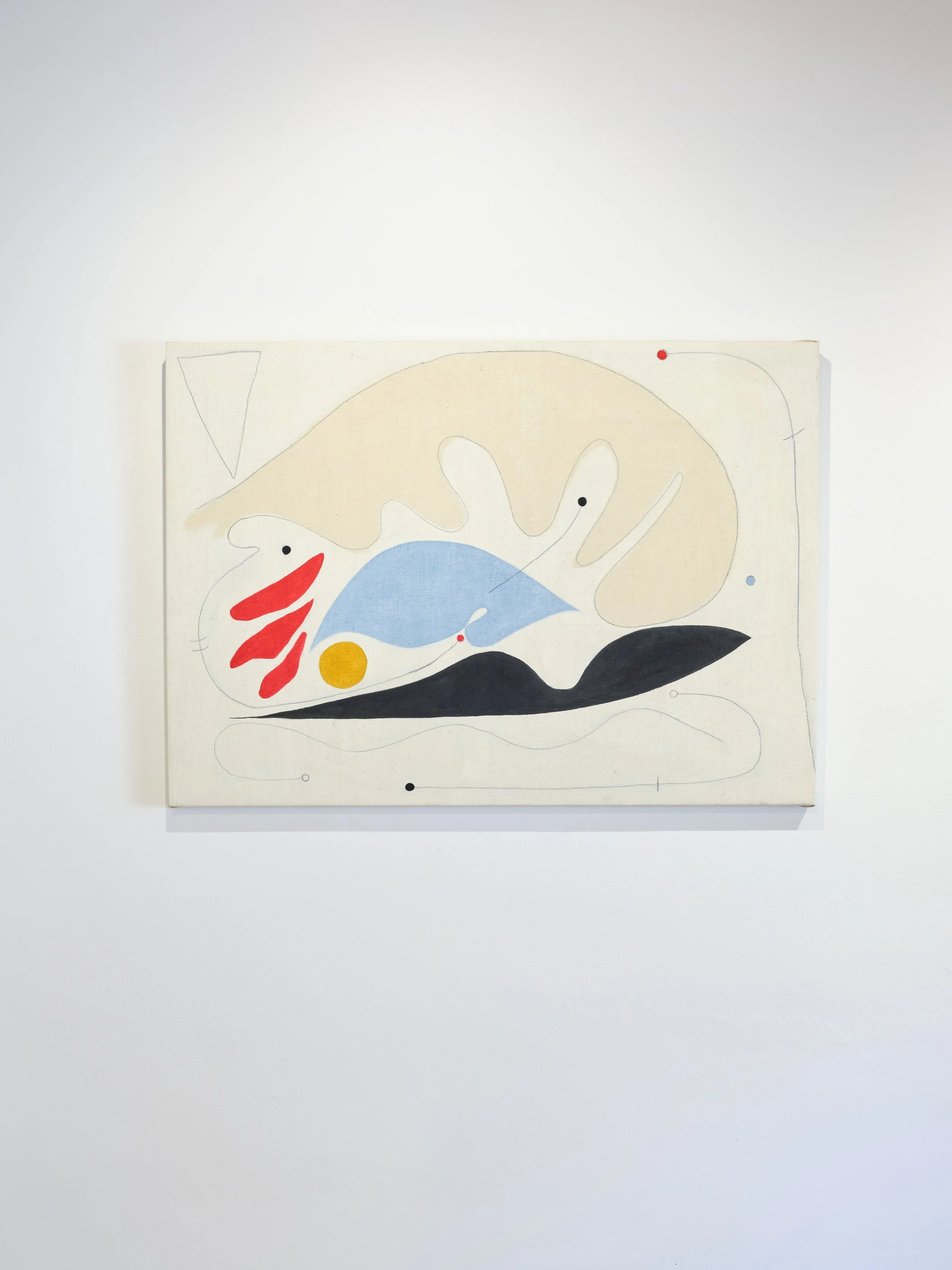 BORAMIE SAO  
Crocodile Tears (2023)  
30” x 42”  
Oil and graphite on linen  
$5,200