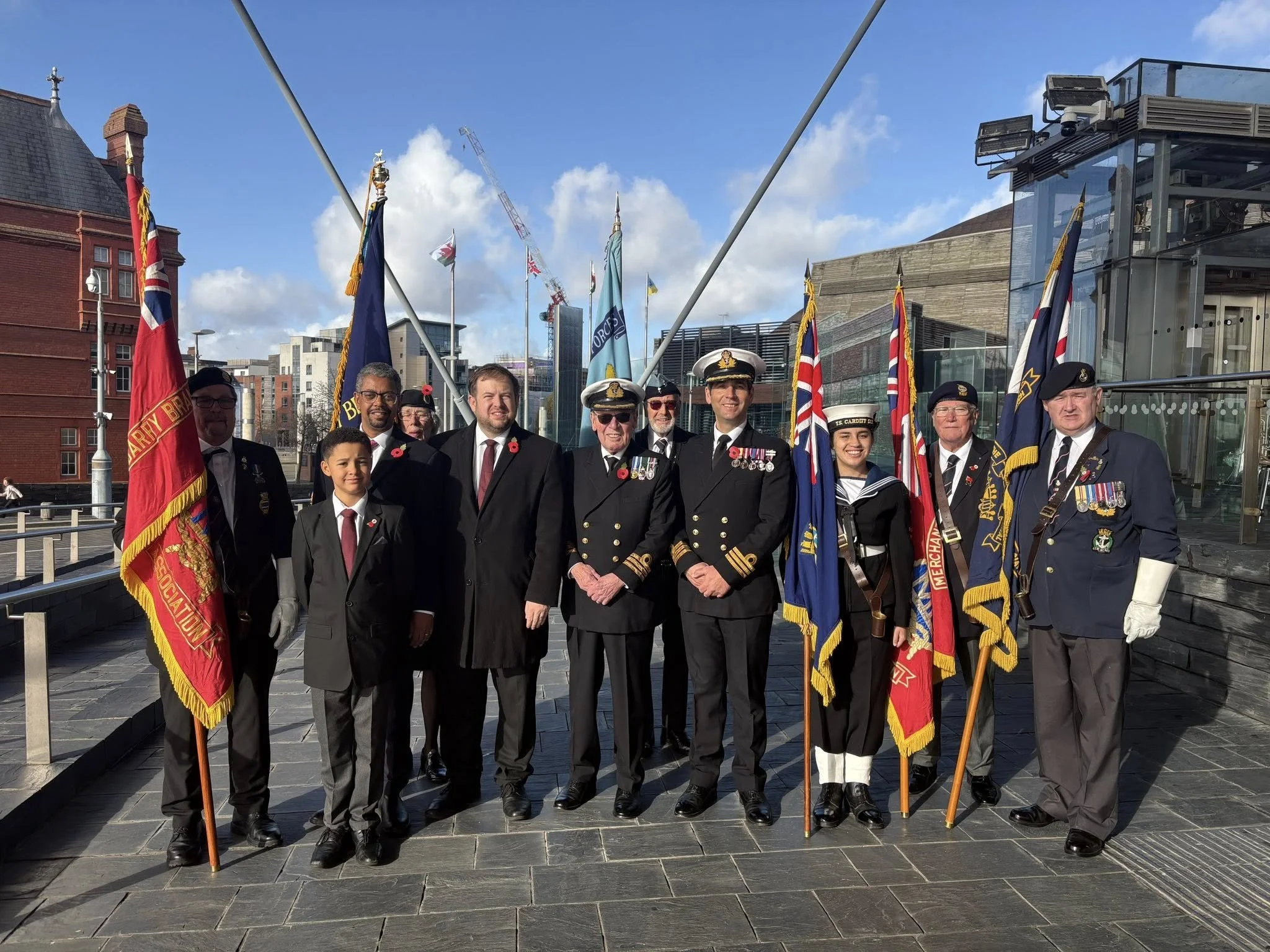 Merchant Navy Remembrance Service | Gwasanaeth Coffa Llynges Fasnachol