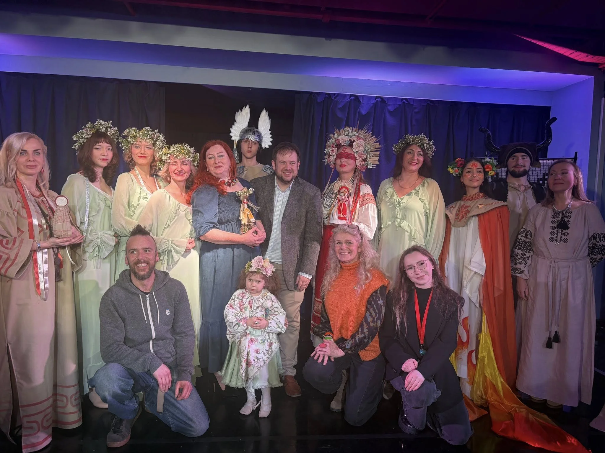 An evening with our local Ukrainian community | Noson gyda’r gymuned Wcreinaidd leol