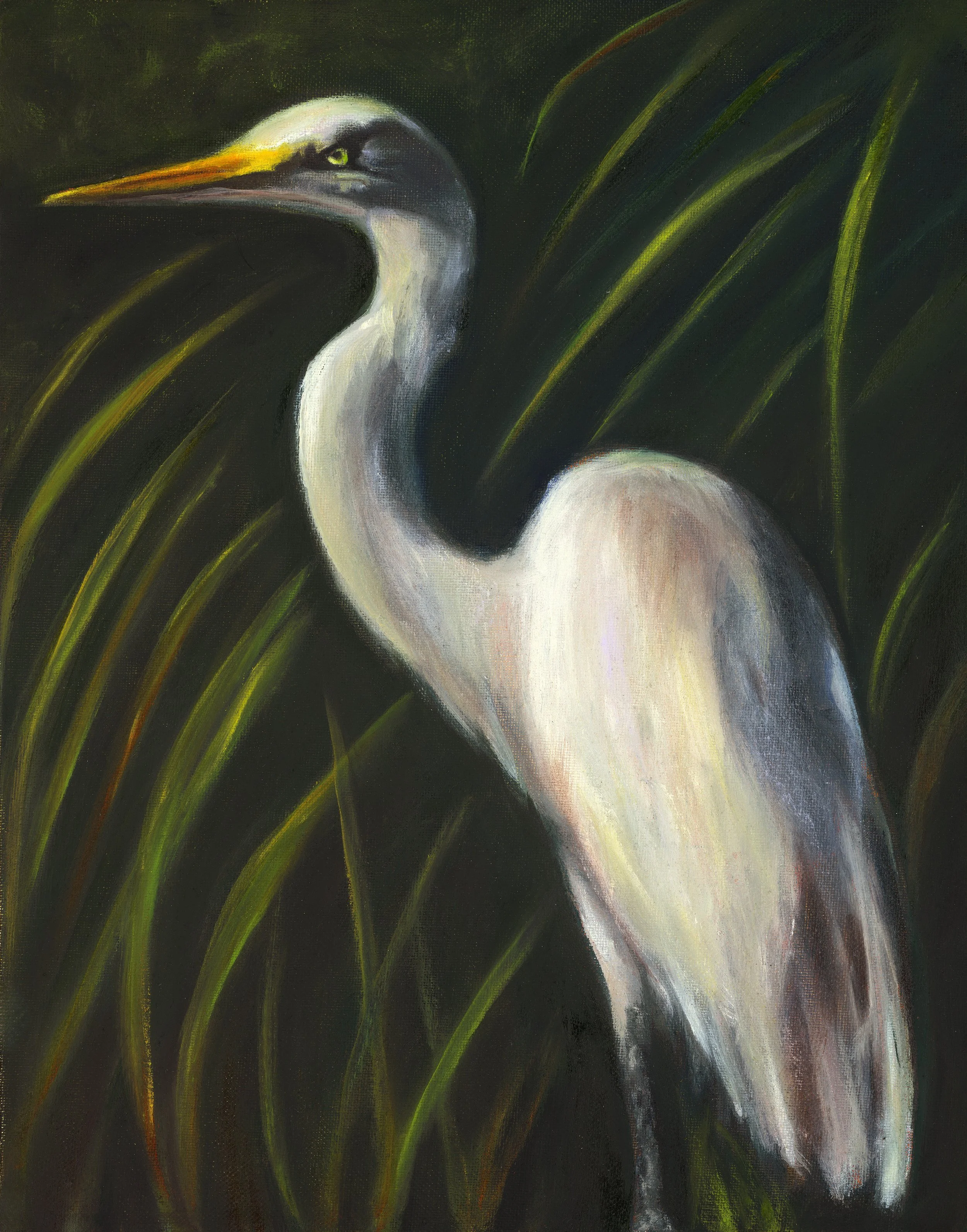 Twilight Green - 14x11 oil on linen - SOLD