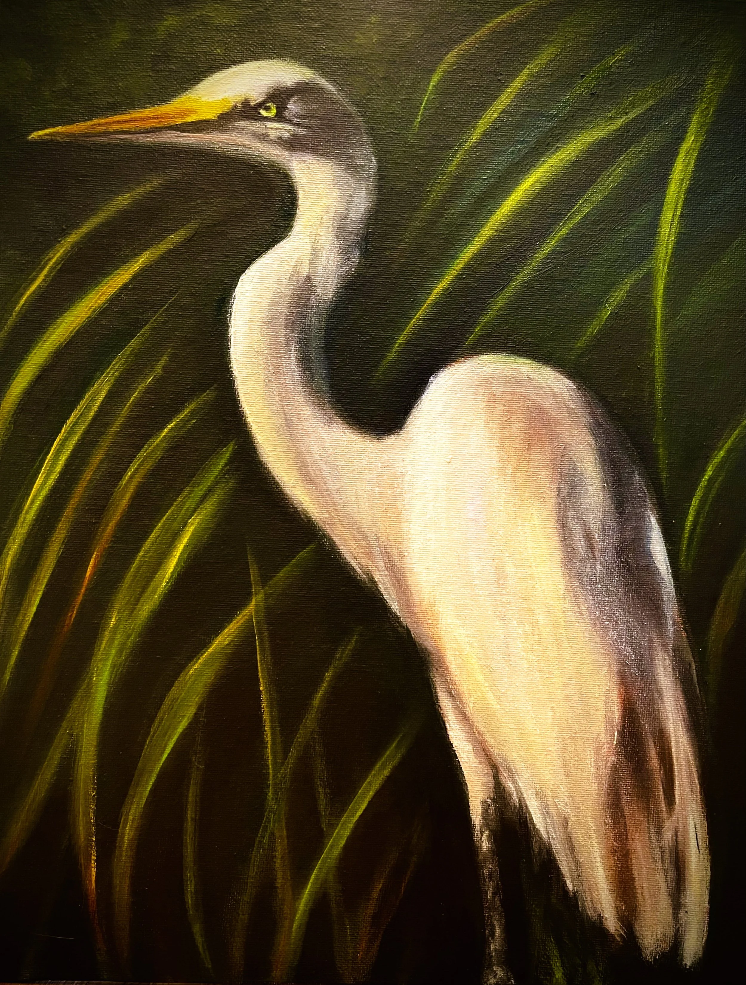 Twilight Green - 14x11 oil on linen