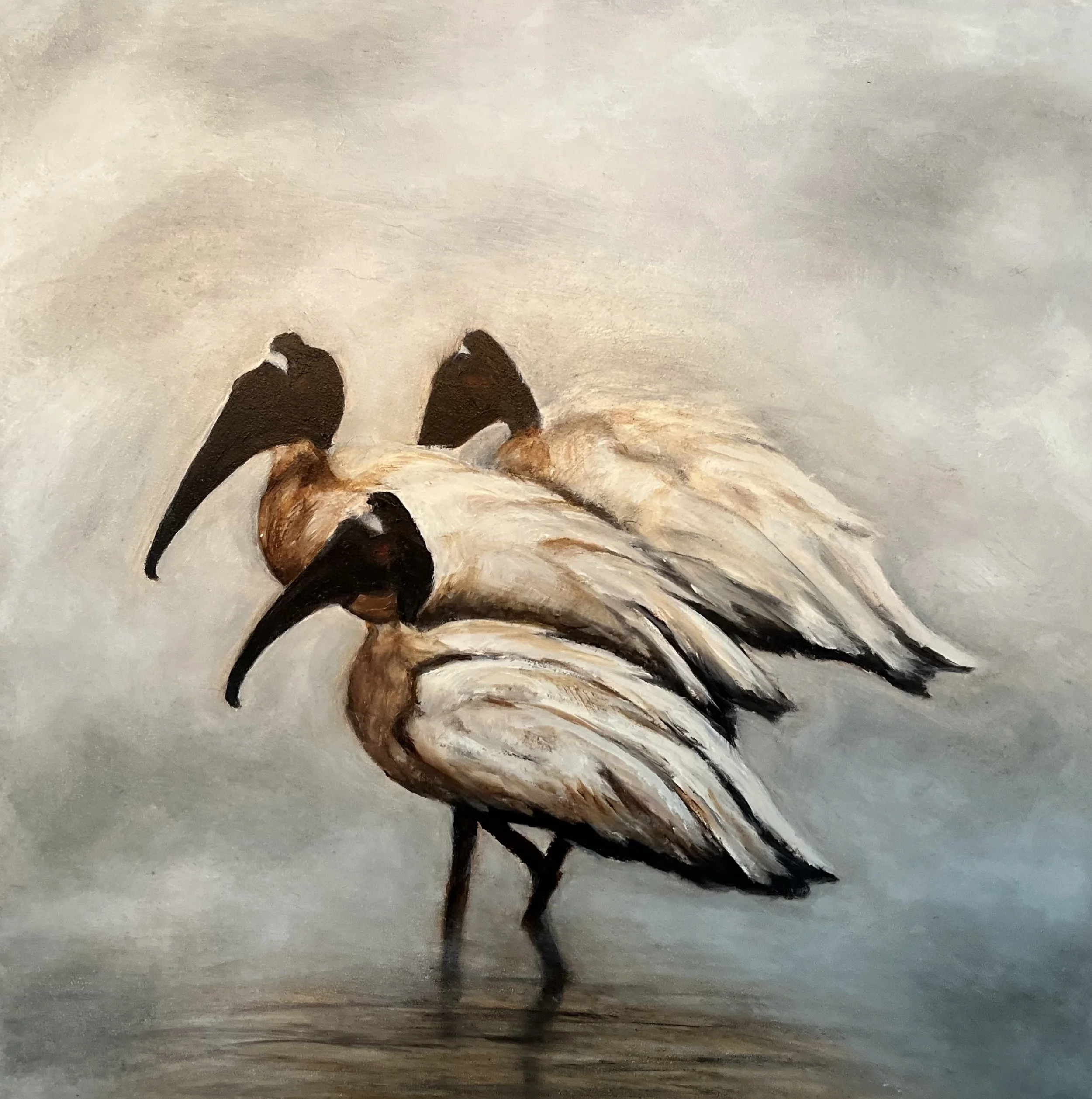 Fog - 12x12 oil on board