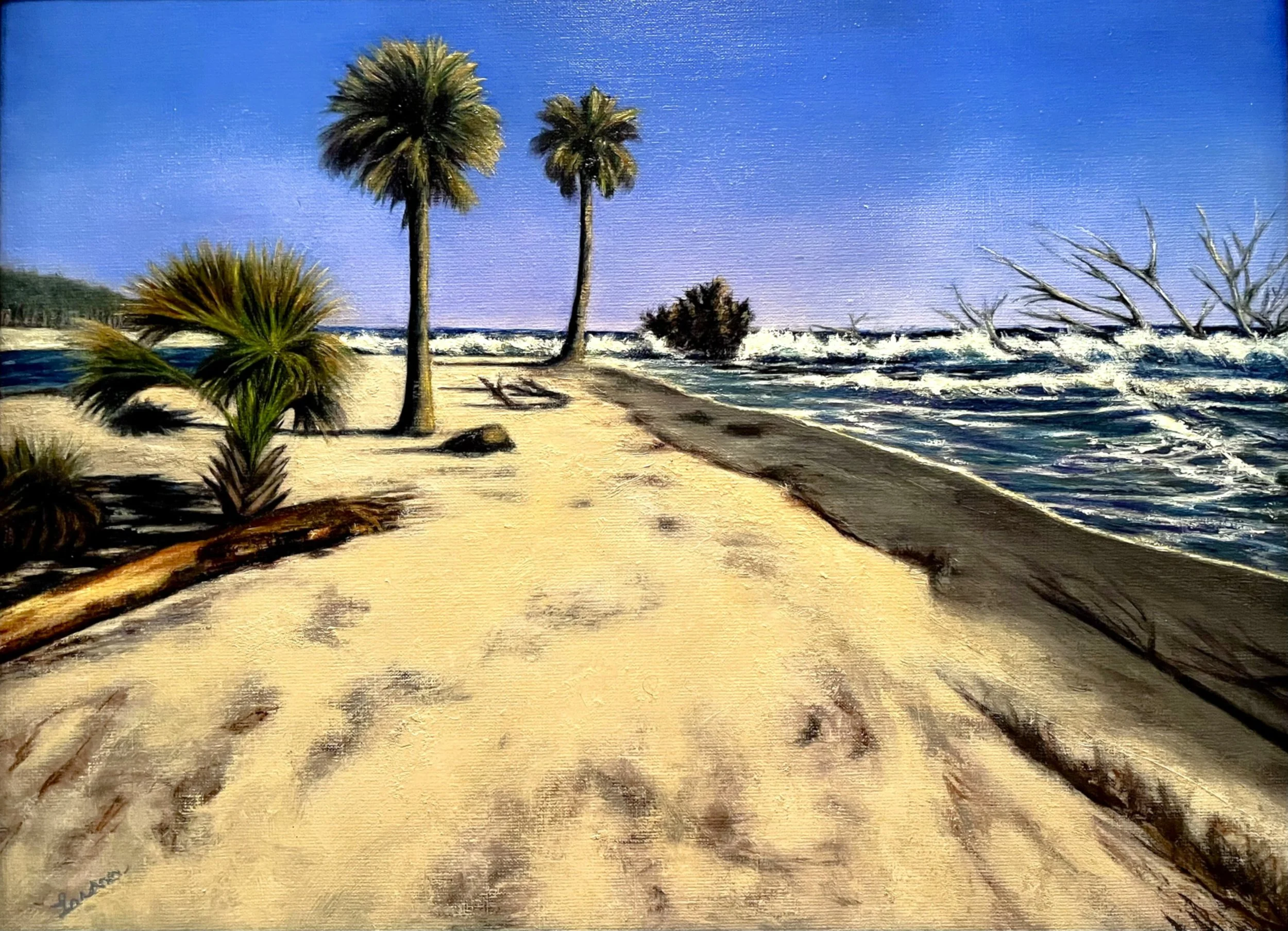 Boneyard Beach - 18x24 oil on linen (SOLD)