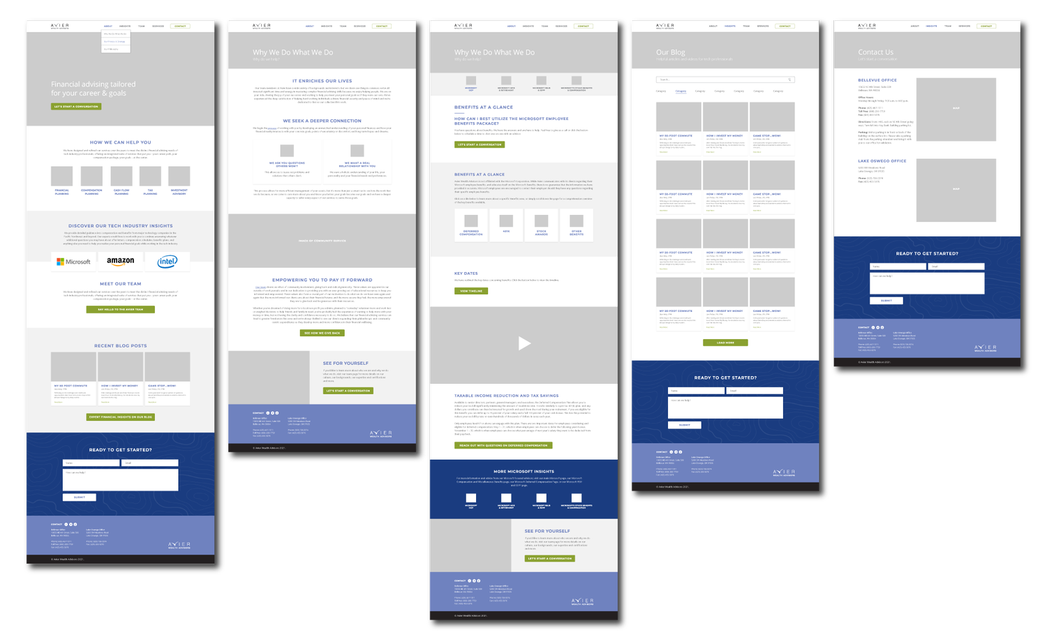 Avier Wealth Advisors — Jerica Harada // Design Portfolio
