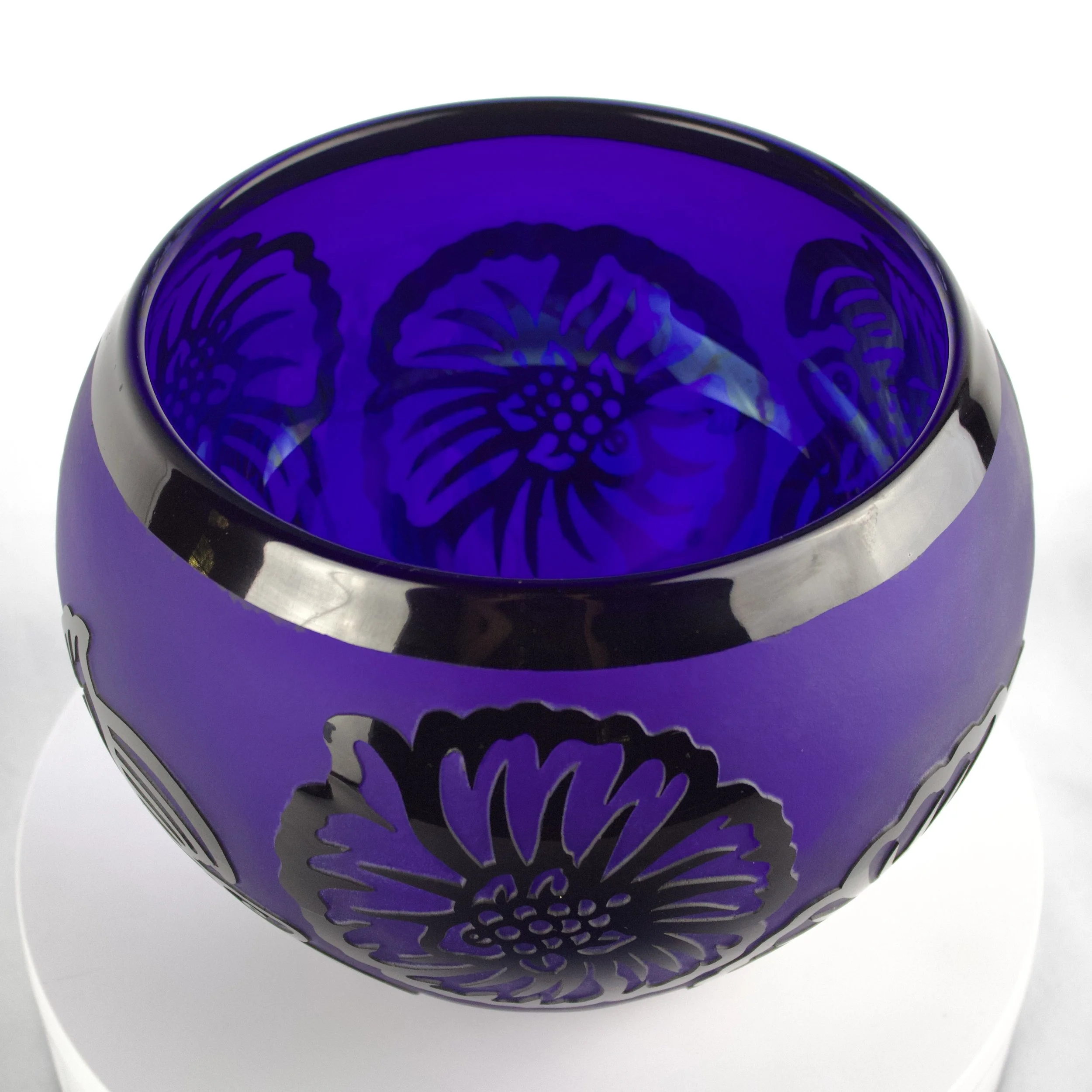 Cobalt Hibiscus Fish Bowl- Interior.jpg