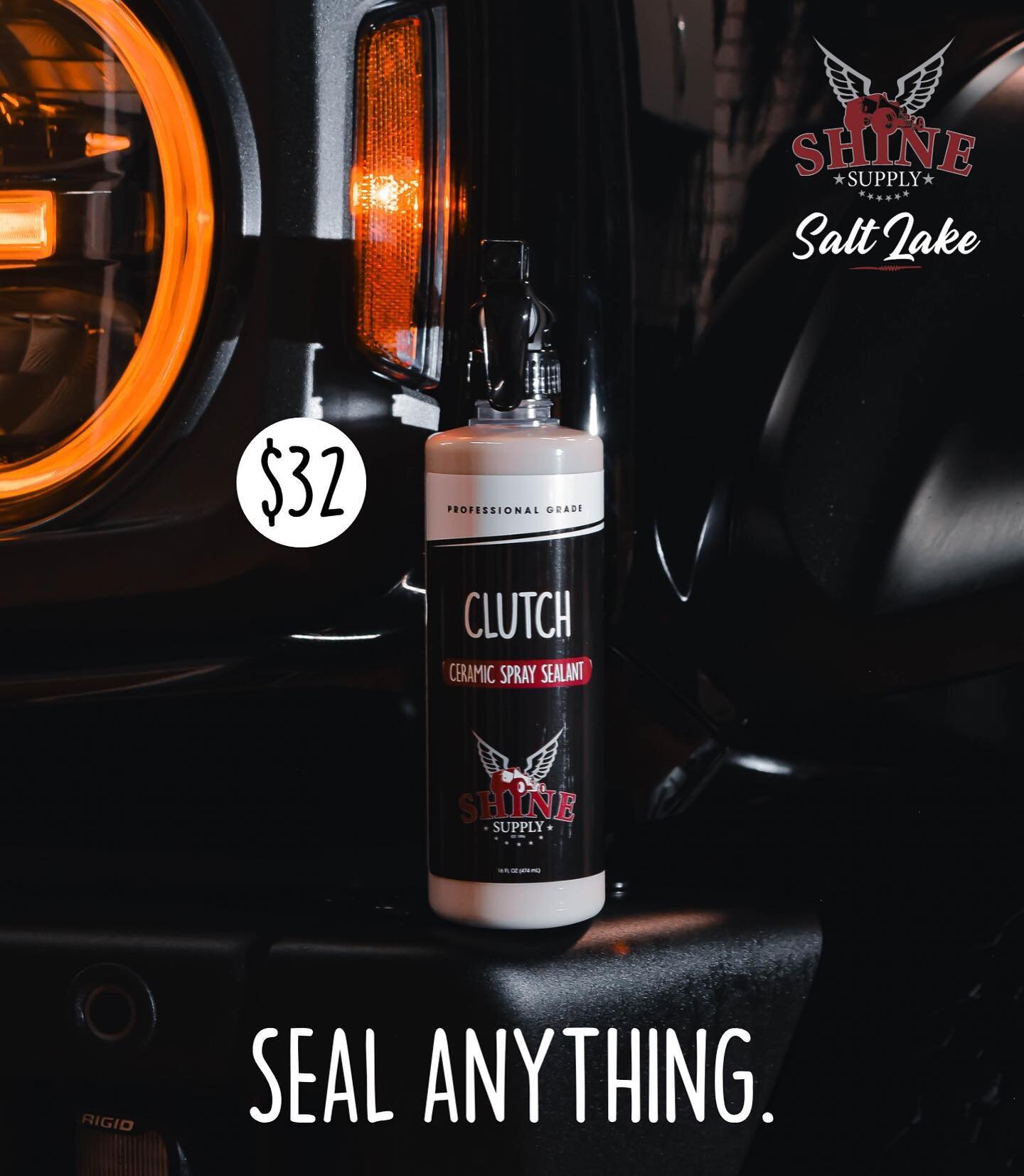 Clutch is not a detail spray! This is an extremely uncomplicated water-based sealant spray that works on paint, trim, bed liners, wheels, boats, UTV&rsquo;s.. Just about anything that you can spray at it.
&zwnj;
So what&rsquo;s so special about Clutc