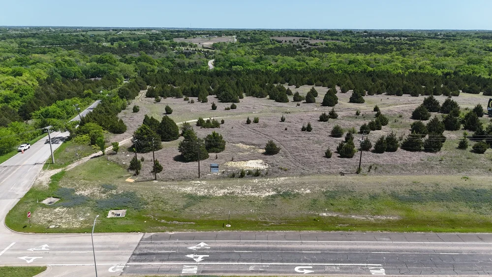 Sherman Commons site from above