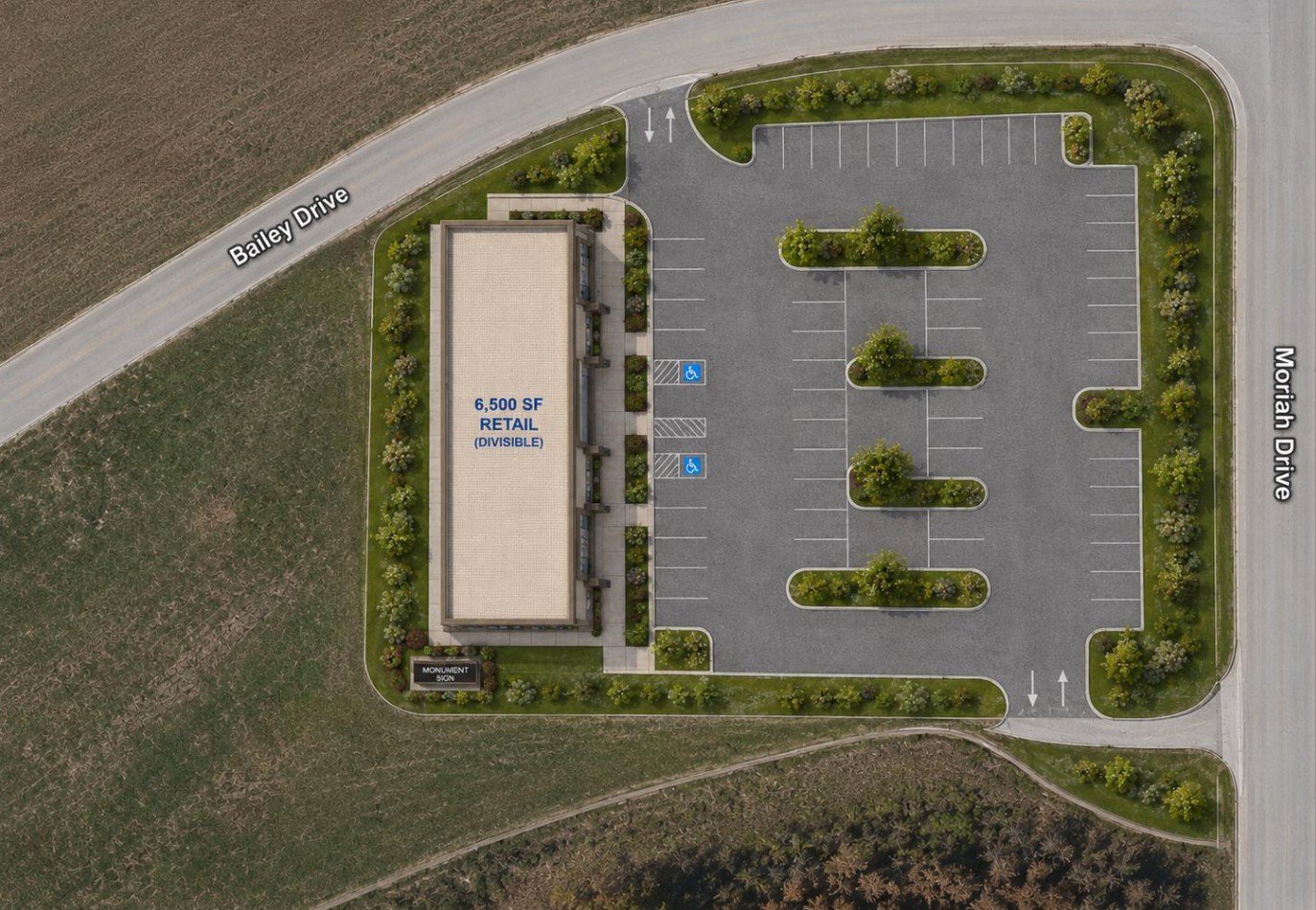 Fort Worth pad site at Bailey Drive and Moriah Drive