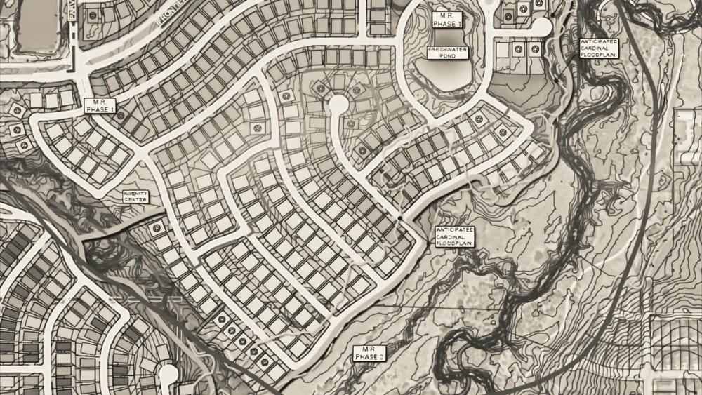 The Prosper Oaks land plan