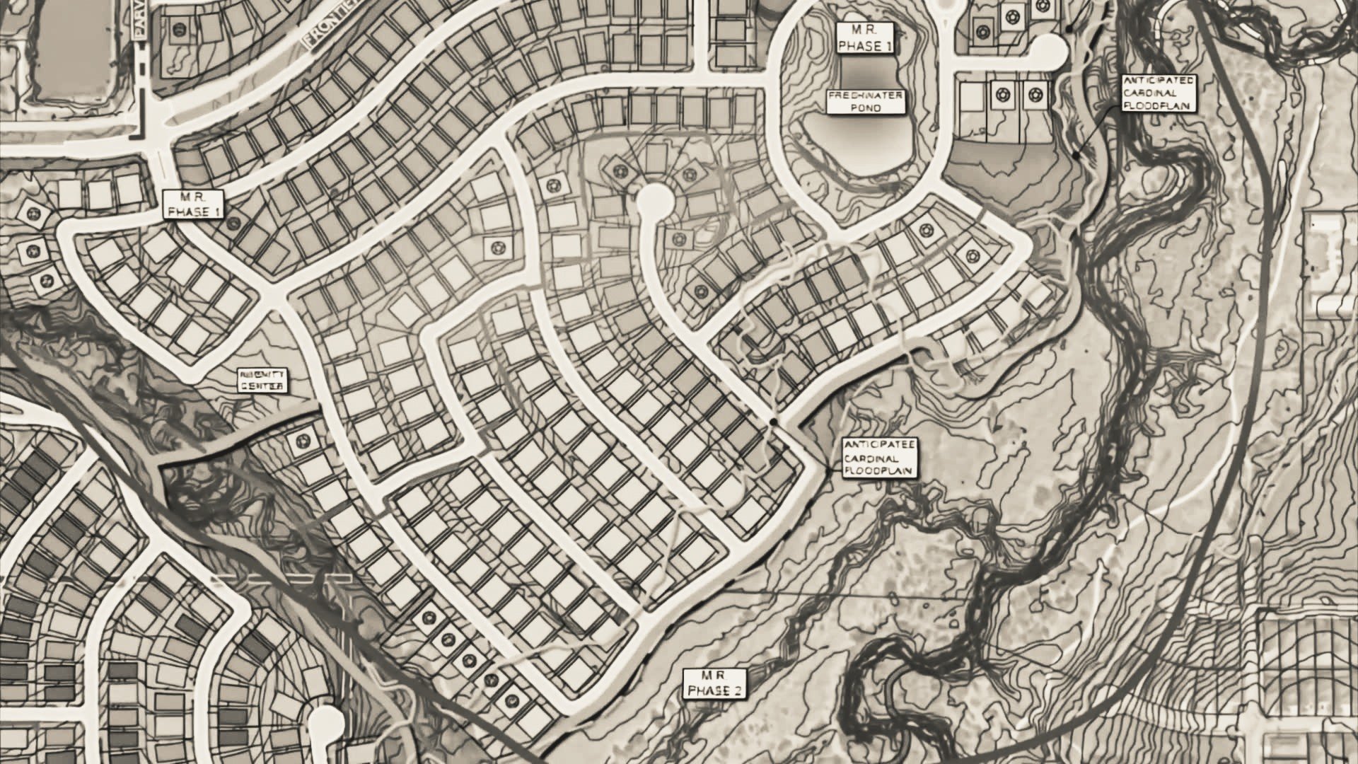 The Prosper Oaks land plan
