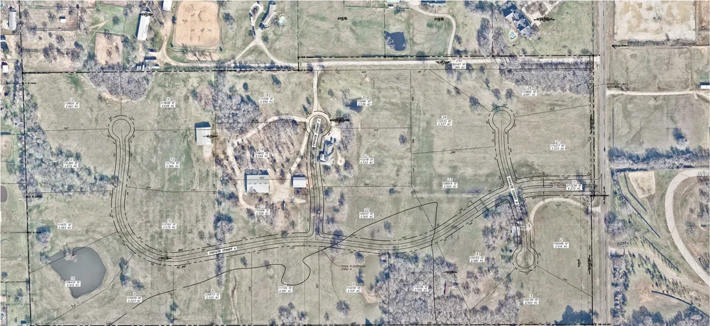 The Knights Landing Argyle site from above