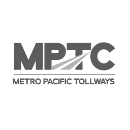 MPTC Metro Pacific Tollways logo with stylized road graphic