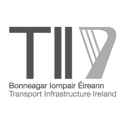Transport Infrastructure Ireland logo with text "Bonneagar Iompair Éireann" in Irish and "Transport Infrastructure Ireland" in English.
