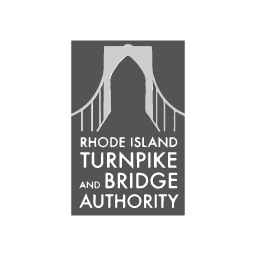Logo of Rhode Island Turnpike and Bridge Authority featuring a bridge silhouette.
