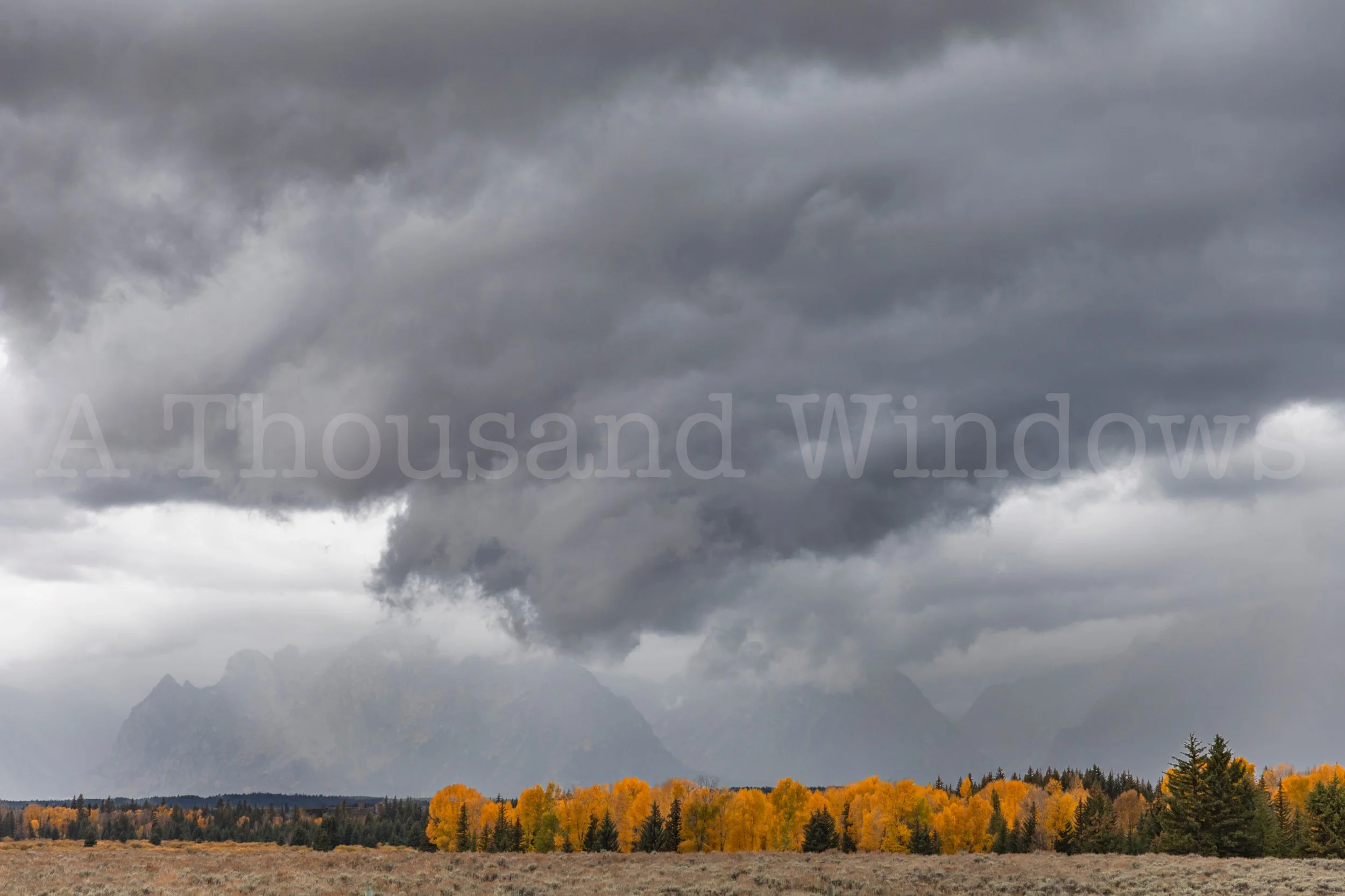 Storm on the Tetons