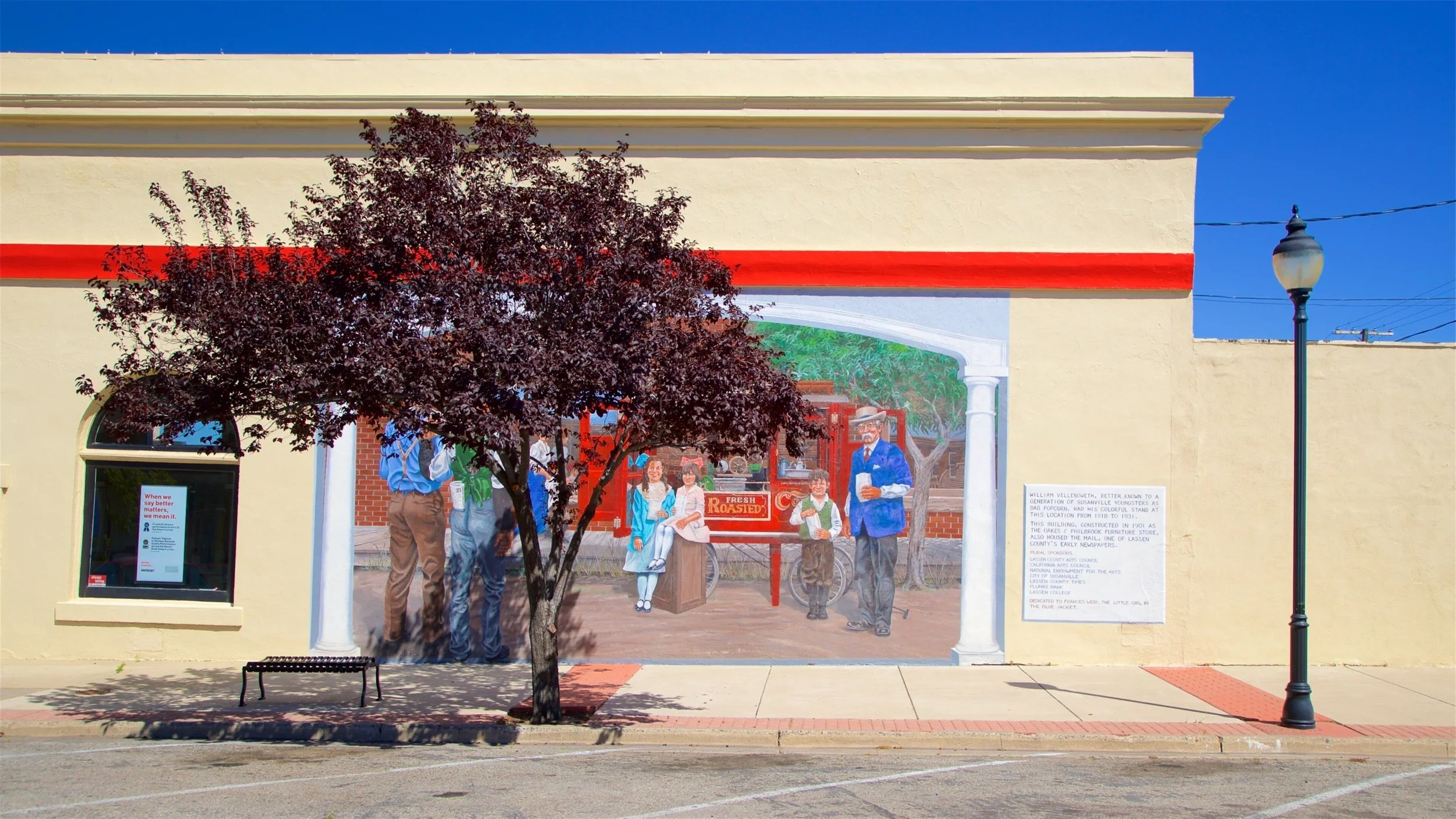 "Dad Popcorn" mural