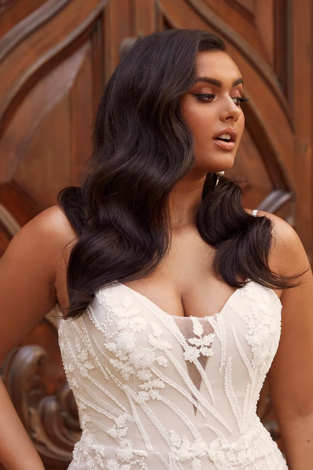 Madi Lane - Mandalay Wedding Dress for sale in Sacramento | Designer Sample, Size 18; $880 Olive & Ivory Madi Lane - Mandalay Wedding Dress for sale in Sacramento | Designer Sample, Size 18; $880 Olive & Ivory