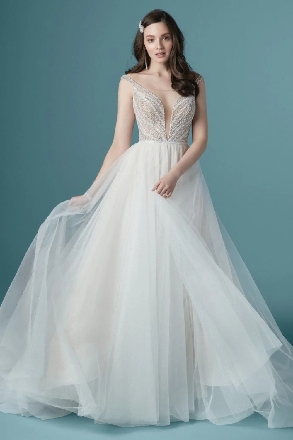Maggie Sottero - Nina Wedding Dress for sale in Sacramento | Designer Sample, Size 10, Olive & Ivory Maggie Sottero - Nina Wedding Dress for sale in Sacramento | Designer Sample, Size 10, Olive & Ivory