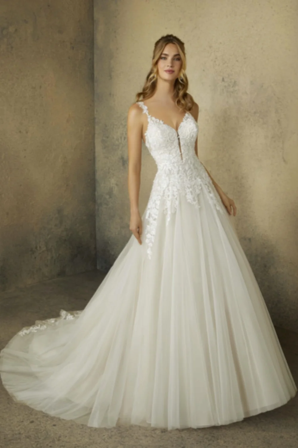 morilee a line wedding dress Wedding Gown A-line Ballgown MORILEE 2906 DALIA – Moloty Bridal Atelier &  Tailor main image 1