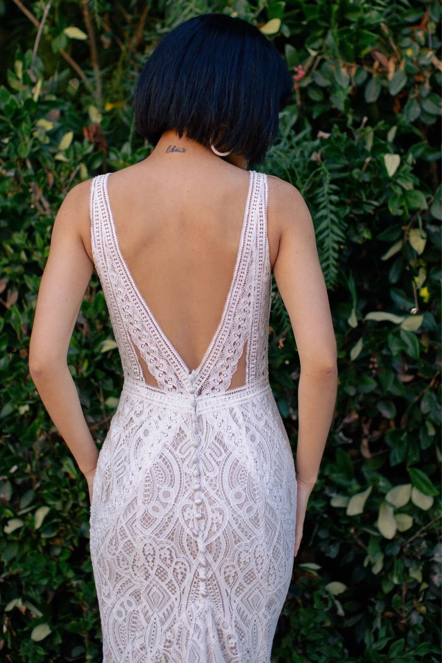 Boho Sheath Plus Size Wedding Dress with Tank Straps
