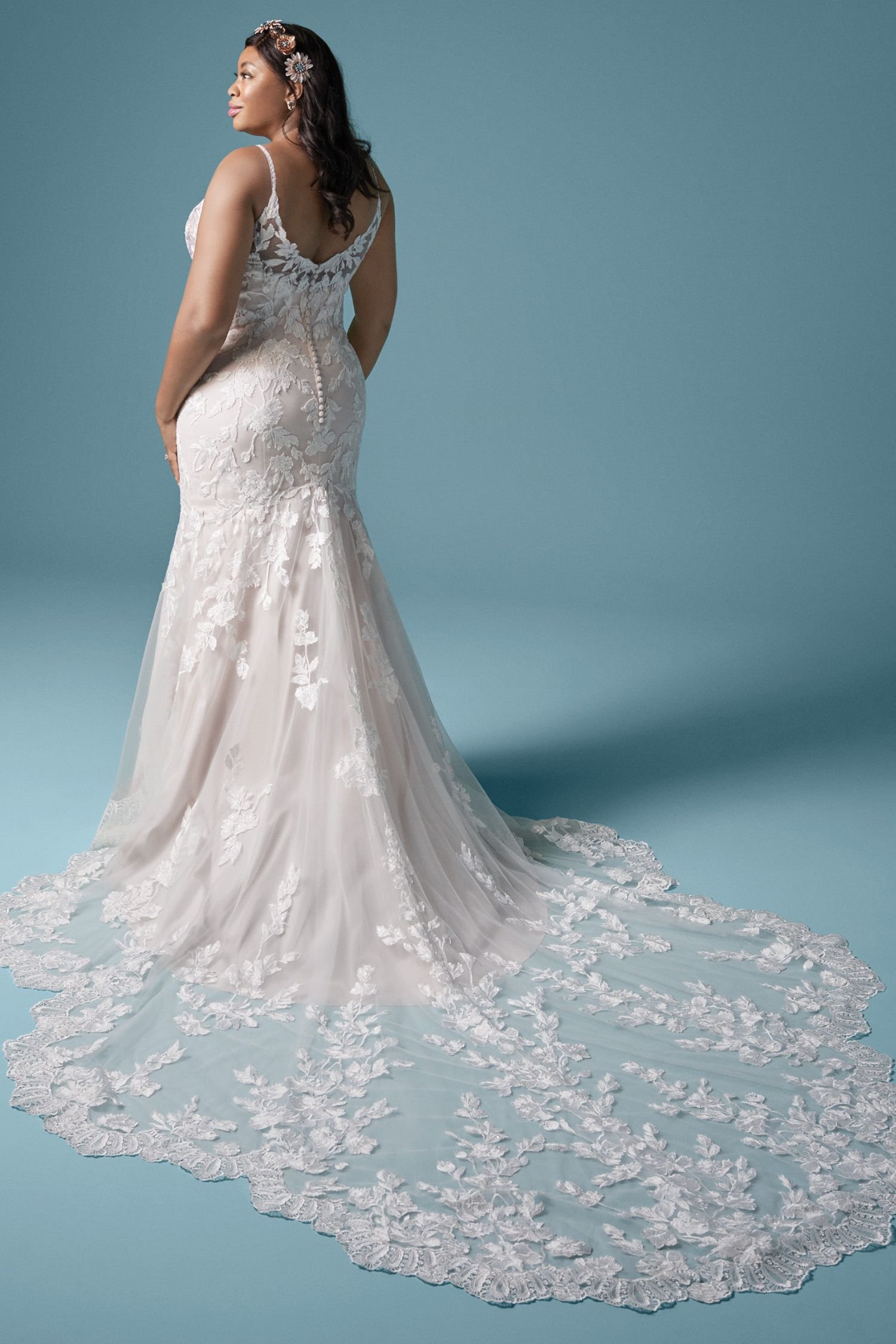 Plus Size Ivory And Blue Wedding Dress Light Blue Wedding Dress