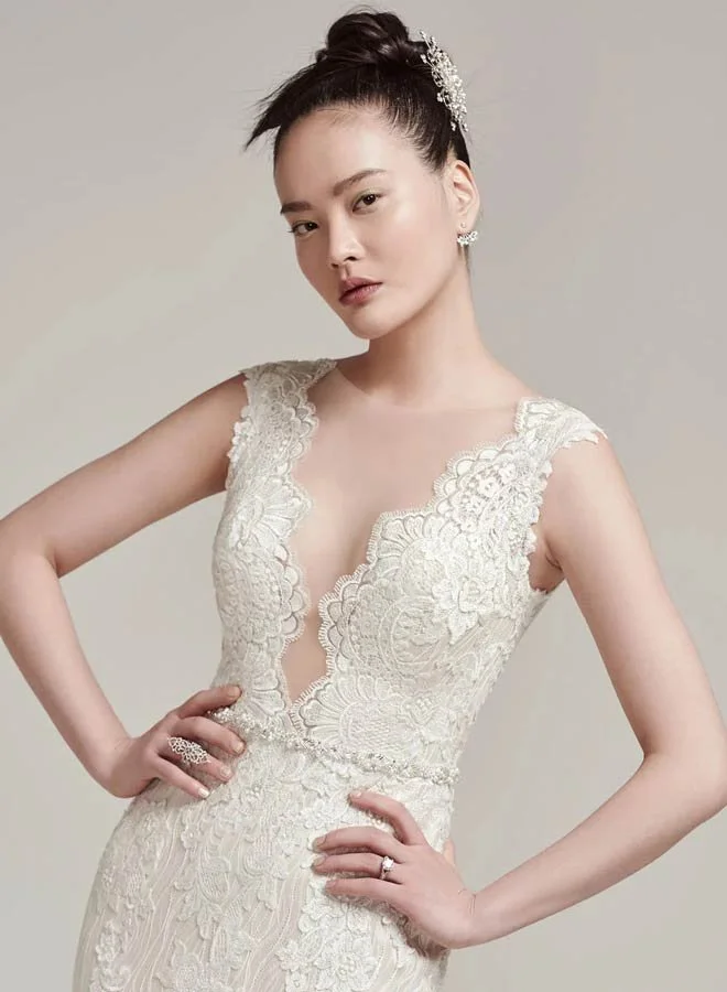 Sottero and Midgley - Wyatt Wedding Dress for sale in Sacramento | Designer Sample, Size 12, $920 Olive & Ivory Sottero and Midgley - Wyatt Wedding Dress for sale in Sacramento | Designer Sample, Size 12, $920 Olive & Ivory