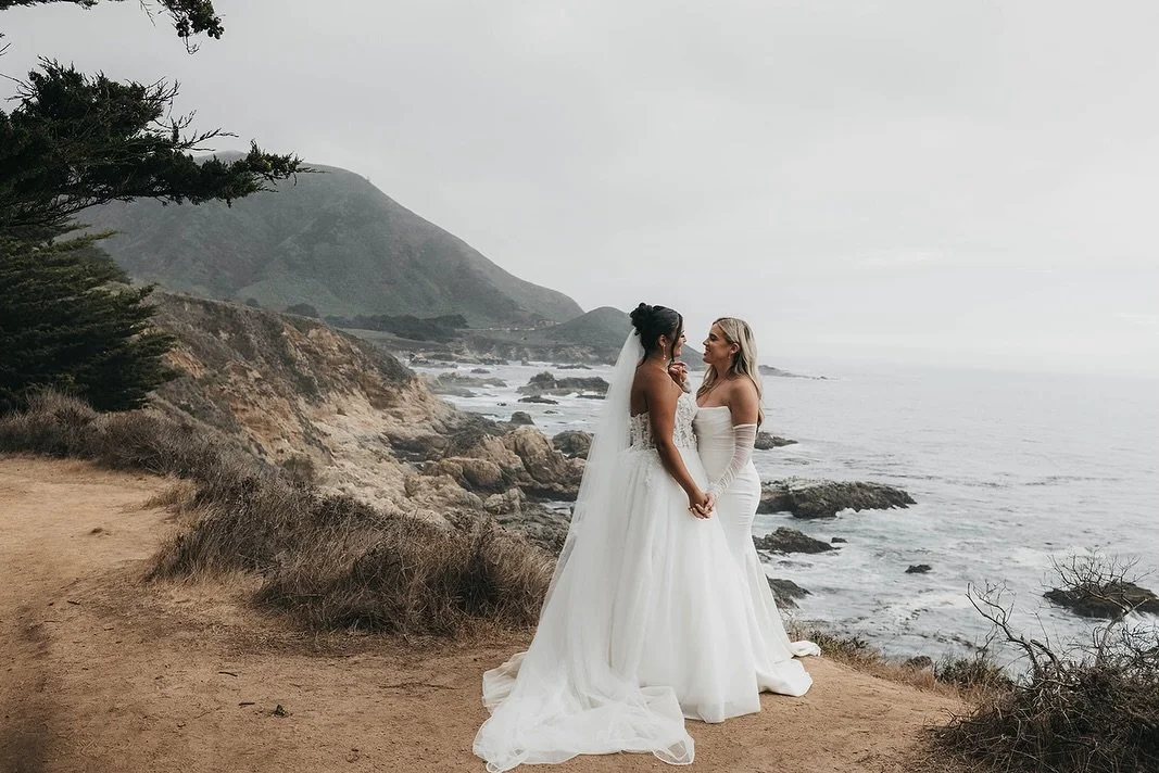 Our real brides proving that love is love &mdash; and it&rsquo;s always beautiful. 🤍✨

Congratulations to Gabby and Melissa wishing them a lifetime of love and happiness! 🥂

Dresses: @sinceritybridal x @serinebymadeline
Veil: Bridal by Valeria @val