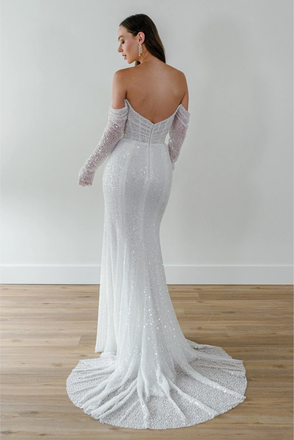 Locket Glimpse 12827 wedding gown with elegant detailing