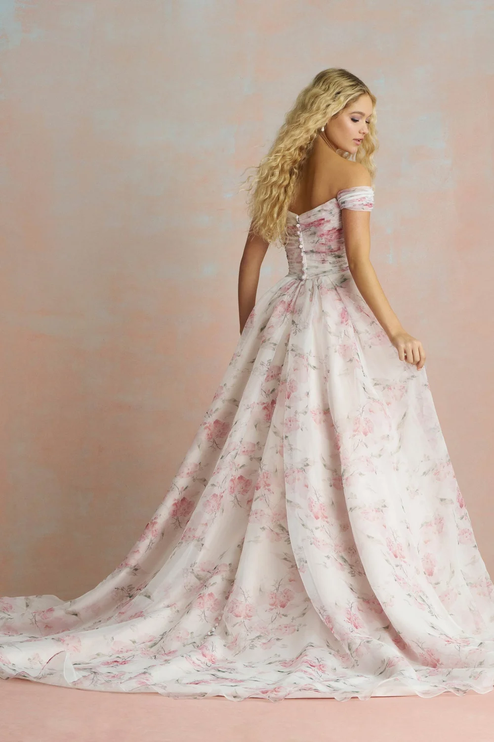 allure pink wedding dress Wilderly Bride by Allure Dress F311