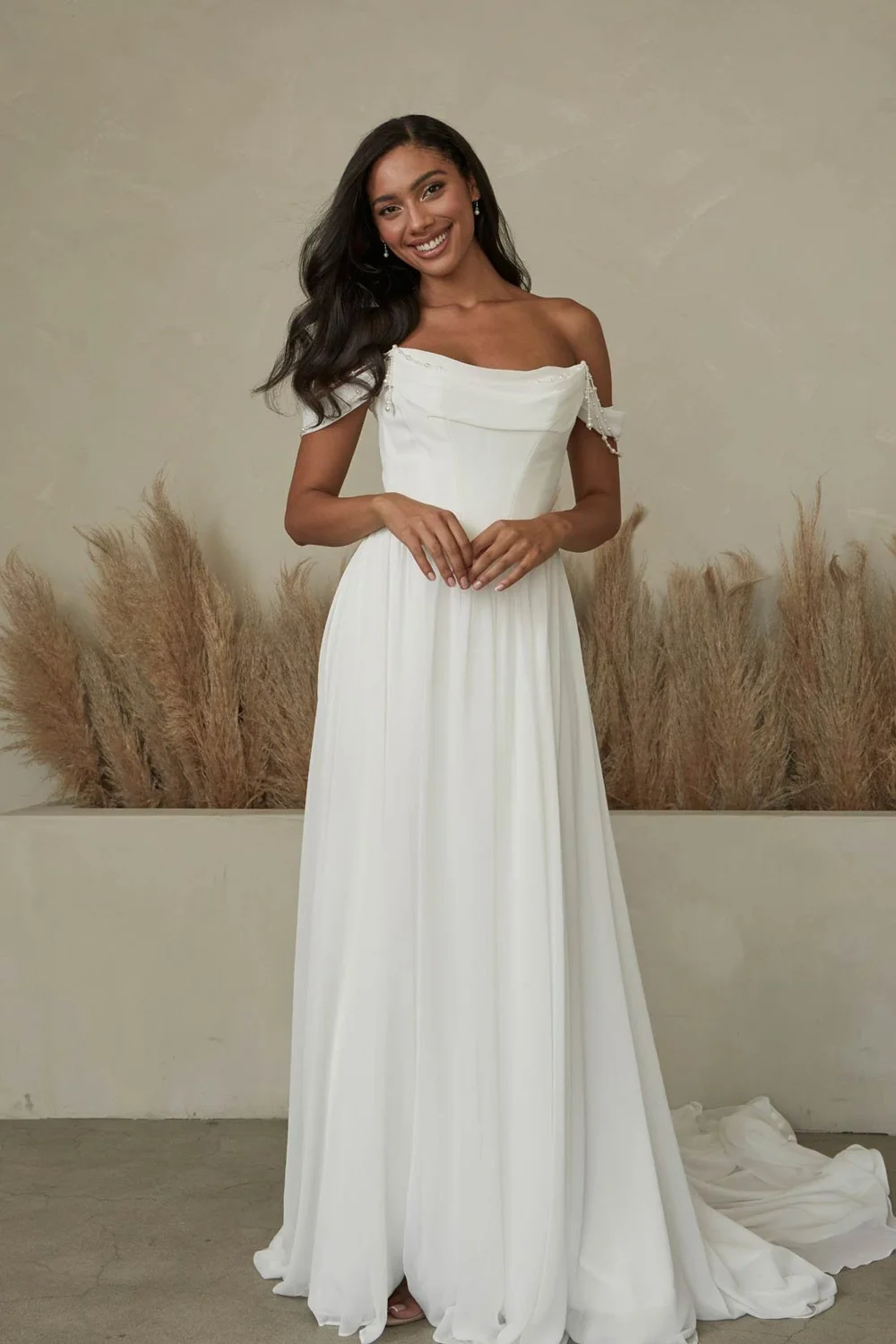 bridesmaid dresses chocolate brown Contemporary Badgley Mischka Brown Bridesmaid Dress – Mimi's Attic Ithaca main image 1