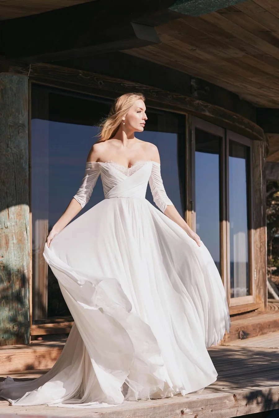 watters off the shoulder wedding dress off the shoulder wedding dress