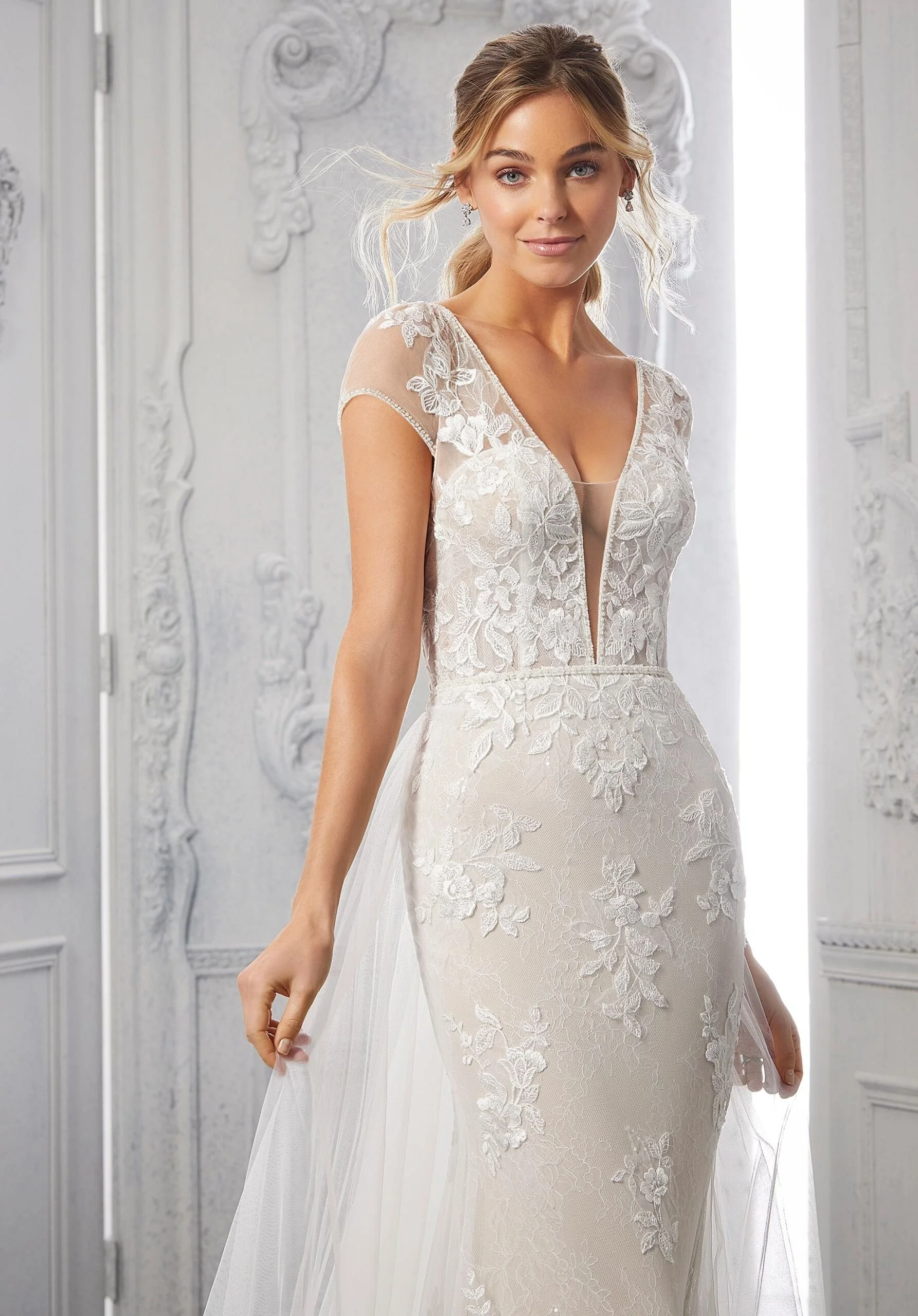 Mori Lee Chiara - 2371 Wedding Dress available at Olive and Ivory - Front Detail.jpg
