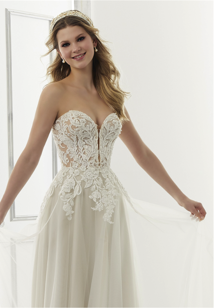Mori Lee Adrianna Wedding Dress available at Olive and Ivory - Front Detail.png